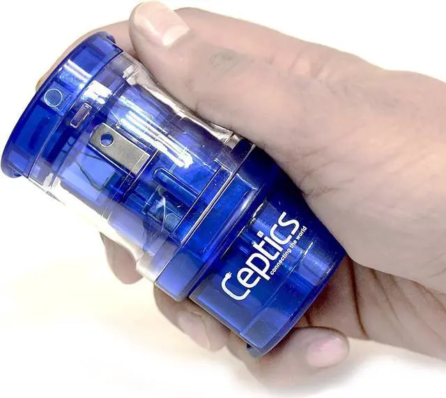 Alt view image 4 of 4 - Ceptics Travel Adapter Plug Compact Worldwide International Kit - Works in Europe, Asia, China, England, Italy, New Zealand, Australia and More