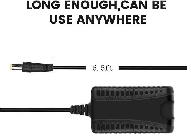 Alt view image 6 of 7 - 24V Power Cord for Hypervolt Massage Gun HPI5300000100 53000 001-00 Charger for Hyperice 42000 038-00 Battery Charger AC/DC Adapter SK03T1-2400100Z Supply