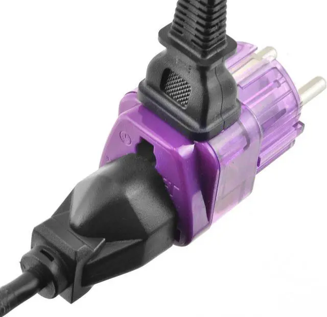 Alt view image 2 of 3 - AC POWER TRAVEL ADAPTER PLUG FOR UNITED KINGDOM UK ENGLAND IRELAND SCOTLAND MALAYSIA HONG KONG / WITH DUAL PLUG-IN PORTS AND SURGE PROTECTION / GROUNDED