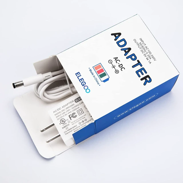 Alt view image 4 of 5 - 9V 1A AC/DC Power Adapter 5.5 x 2.1mm Center-Positive US Plug