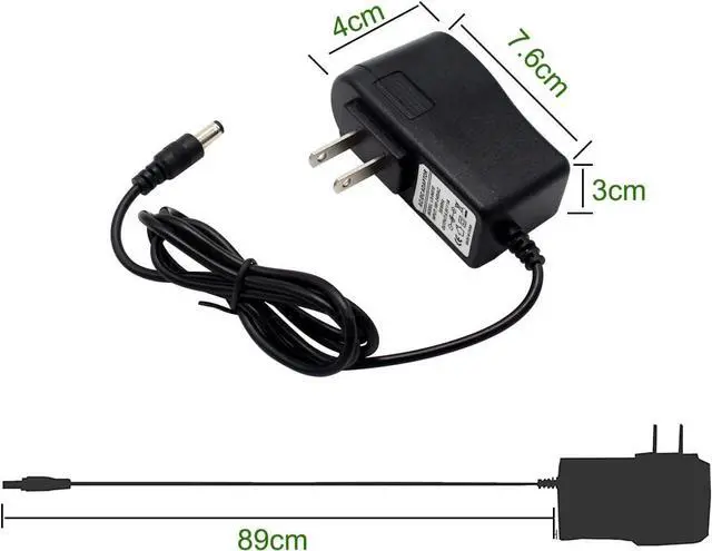 Alt view image 2 of 5 - 4.5V 1Amp AC to DC Adapter Power Supply, 4.5W 1000ma AC 100-240V to 4.5V, 2.5mm X 5.5mm Plug(Pay Attention to The Size. Make Sure it Works for Your Products)