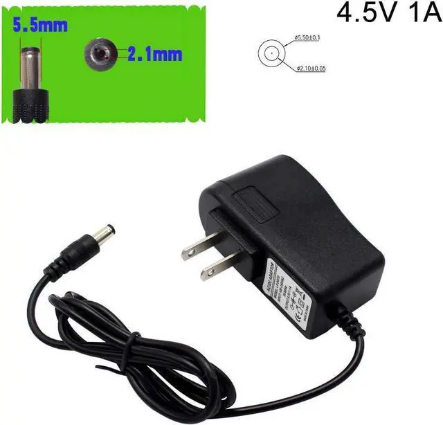 Alt view image 5 of 5 - 4.5V 1Amp AC to DC Adapter Power Supply, 4.5W 1000ma AC 100-240V to 4.5V, 2.5mm X 5.5mm Plug(Pay Attention to The Size. Make Sure it Works for Your Products)