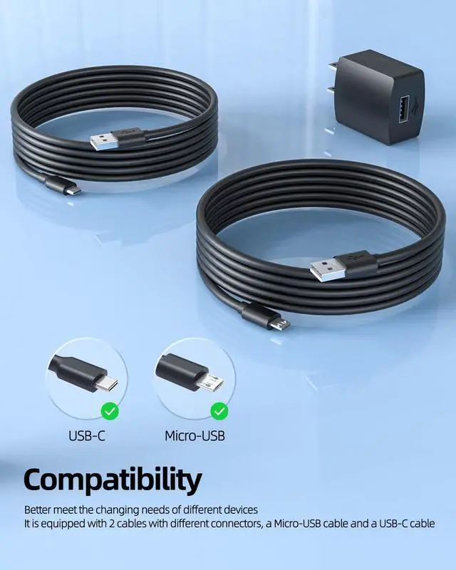Alt view image 3 of 7 - Tablet Charger Fit for  Micro USB and USB C Connector