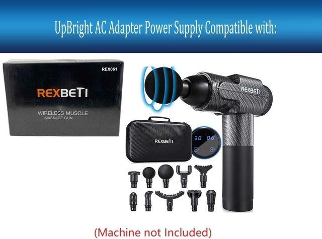 UPBRIGHT 12V AC/DC Adapter Compatible with Mo Cuishle MO BLT MO-BLT-010  MO-D010 MO-BLT Mo-BLT-040 MOBLT Neck Shoulder Back Massager with Heat  Li-ion