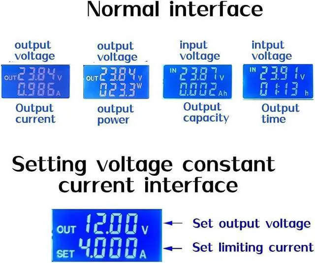 Alt view image 6 of 7 - DC DC Buck Boost Converter Variable Voltage Regulator CC CV 0.5-30V 4A 5V 6V 12V 24V Power Module Adjustable Voltage Regulated Laboratory Power Supply