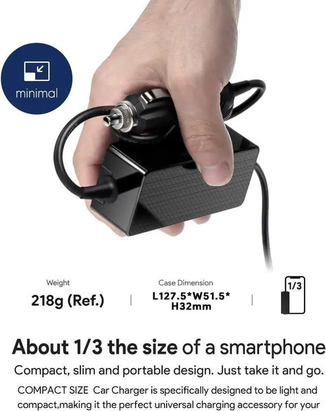 Alt view image 4 of 4 - for JBL Boombox Charger, TAIFU 19V 65W DC Adapter Car Charger for JBL Xtreme Xtreme 2 Etreme Portable Wireless Bluetooth Speaker Cargador para JBL Boombox 1 Boombox 2 Vehicle Power Supply Cord
