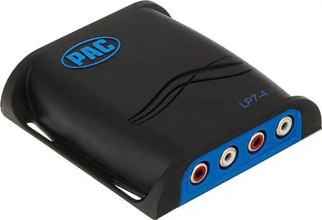 Alt view image 2 of 4 - PAC LP7-4 L.O.C. PRO Series 4-Channel Line Output Converter with Remote Turn On , Blue