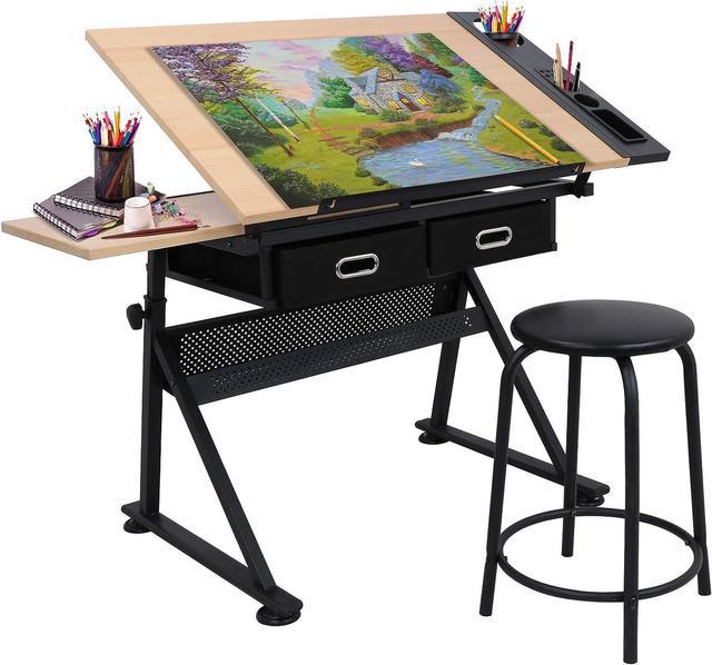 Drawing best sale table stool