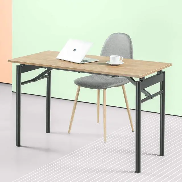 Alt view image 2 of 3 - ZINUS Mare 47 Inch Black Metal Folding Desk with Water Resistant Finish, Multipurpose Folding Table, Office Workstation, Zero Assembly