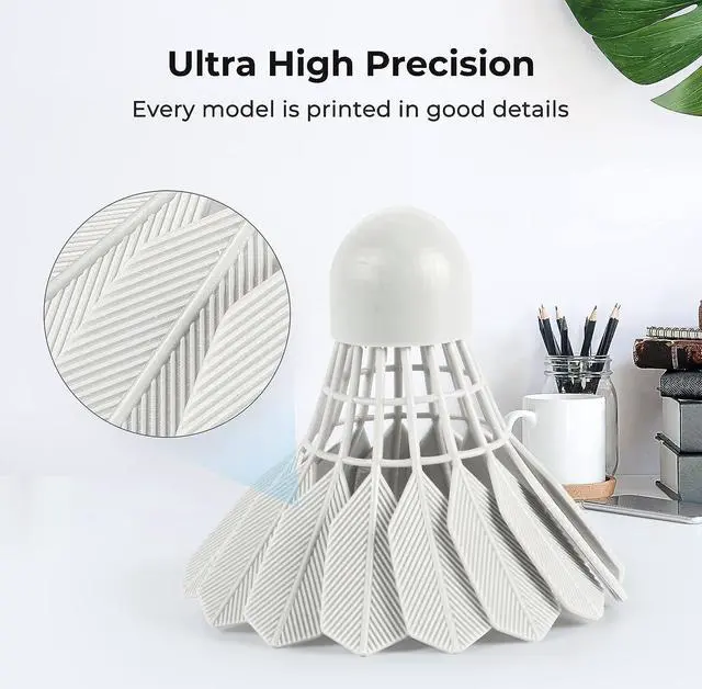 Alt view image 2 of 7 - Creality 3D Printer Resin 1kg, Upgraded Standard Photopolymer Resin 405nm UV-Curing Resin 3D Printer Liquid for ANYCUBIC, ELEGOO, LCD/MSLA/DLP 3D Printing, Low Shrinkage, High Precision, Clear