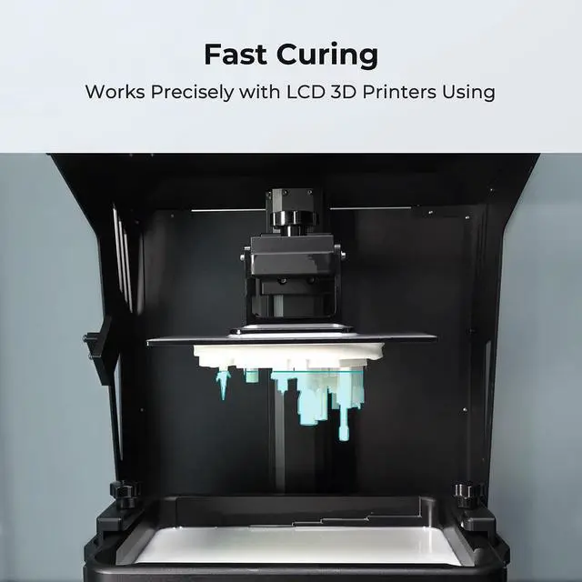 Alt view image 5 of 7 - Creality 3D Printer Resin 1kg, Upgraded Standard Photopolymer Resin 405nm UV-Curing Resin 3D Printer Liquid for ANYCUBIC, ELEGOO, LCD/MSLA/DLP 3D Printing, Low Shrinkage, High Precision, Clear