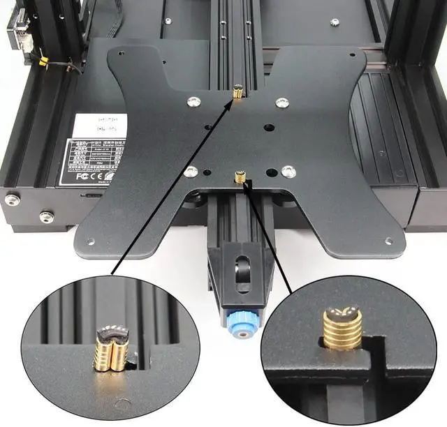 Alt view image 3 of 7 - 2GT Belt Clamp, Copper Buckle, Wire Cable Connector, 3D Printer Belt Crimps Ends fits for 6mm 3D Printer Belt,20pcs/Pack (Belt Clamp-20pcs)