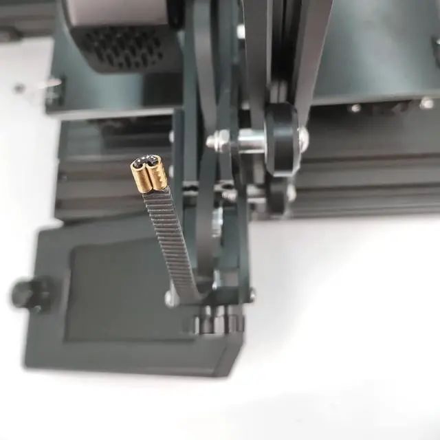 Alt view image 4 of 7 - 2GT Belt Clamp, Copper Buckle, Wire Cable Connector, 3D Printer Belt Crimps Ends fits for 6mm 3D Printer Belt,20pcs/Pack (Belt Clamp-20pcs)