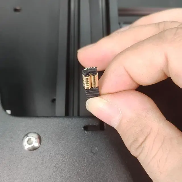 Alt view image 6 of 7 - 2GT Belt Clamp, Copper Buckle, Wire Cable Connector, 3D Printer Belt Crimps Ends fits for 6mm 3D Printer Belt,20pcs/Pack (Belt Clamp-20pcs)