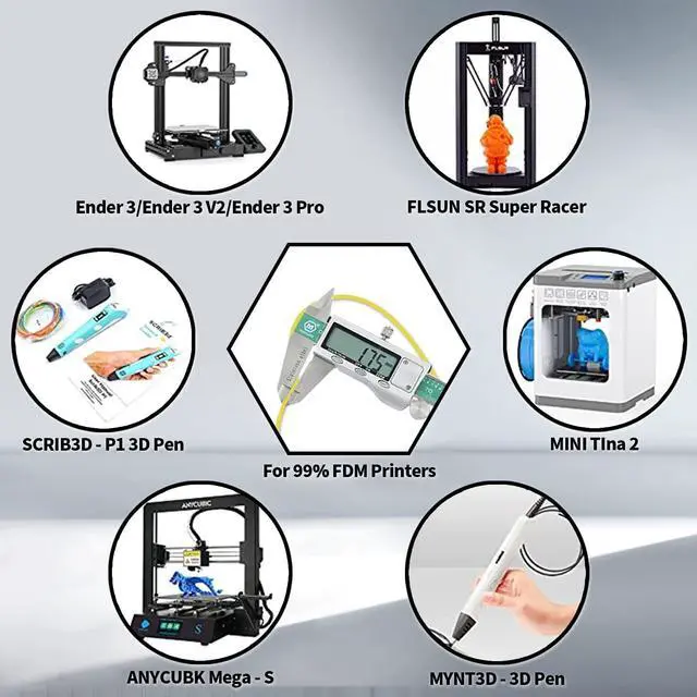 Alt view image 4 of 6 - PLA Filament, Matte PLA, 3D Printer Filament, PLA Filament 1.75mm Dimensional Accuracy +/- 0.02mm, 1KG Spool (2.2 lbs), Fit Most FDM Printer (Matte Yellow)