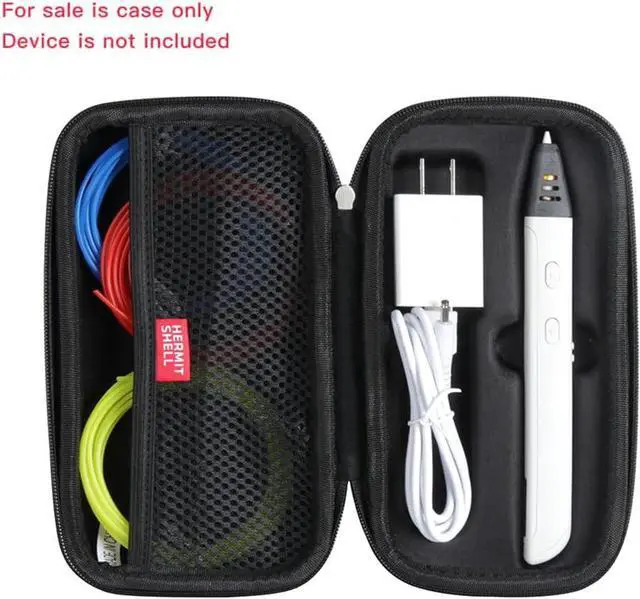 Alt view image 2 of 6 - Hermitshell Hard Travel Case for MYNT3D 3D Pen (Only Case)