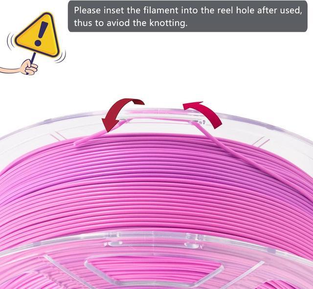 iSANMATE Latest PLA transparent twinkling gradient filament