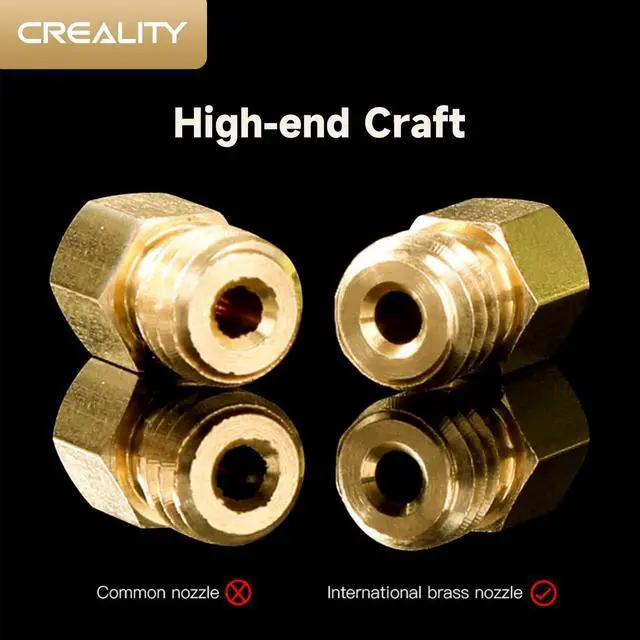 Alt view image 4 of 7 - Creality Official Ender 3 0.4mm Nozzles 10 PCS, Brass 3D Printer Nozzles for Ender 3 V2/Ender 3 Pro/Ender 3 Max/Ender 5 Series and Sermoon D1