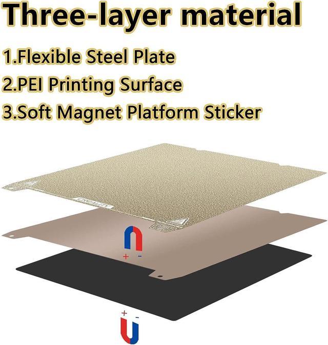 Creality Ender 3 Bed PEI Sheet, Magnetic Build Plate Flexible
