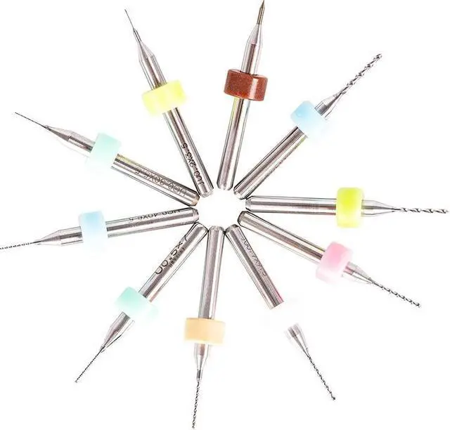 Alt view image 6 of 7 - TRONXY 3D Printer Nozzle Cleaning Kit, 10 pcs 0.1-1.0 mm Needles Drill Bits + 5 pcs MK8 Nozzle 0.4 mm Hardened Steel for FDM 3D Printer Extruder