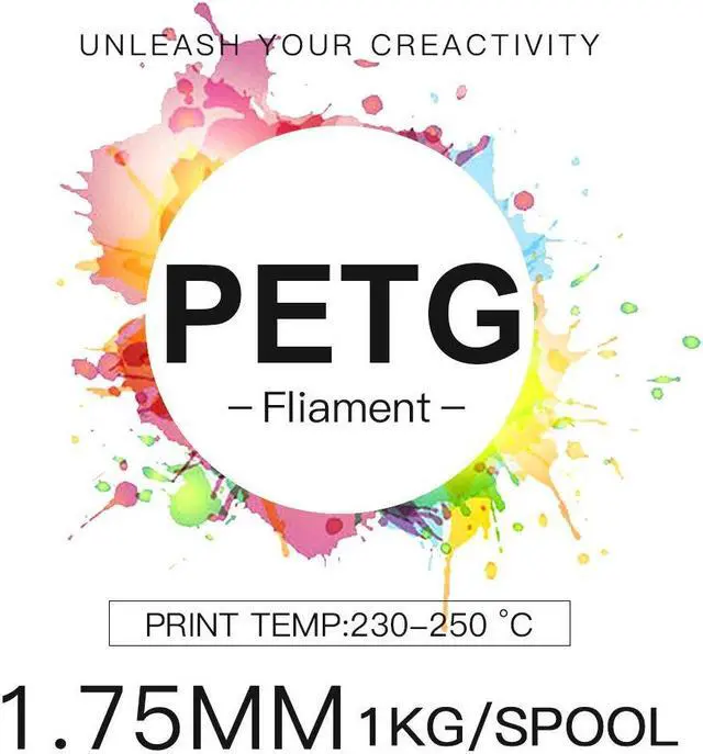 Alt view image 3 of 7 - Inland 1.75mm Silver PETG 3D Printer Filament, Dimensional Accuracy +/- 0.03 mm - 1kg Spool (2.2 lbs), Welcome to consult