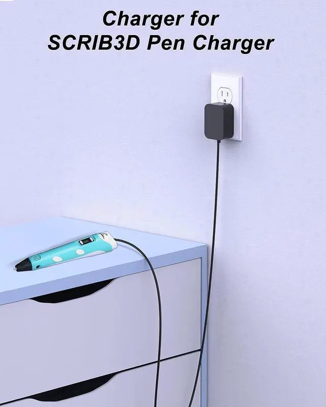 Alt view image 2 of 7 - for SCRIB3D Pen Charger Compatible with SCRIB3D P1 3D Printing Pen with DisplayAdvanced 3D Printing Pen, Portable and Compact 3D Pen