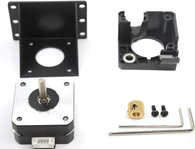 Alt view image 2 of 7 - Upgraded 3D Printer Extruder Parts with Mounting Bracket for ANYCUBIC Mega-SCR10V6 Hotend J-Head for 1.75mm Filament (Extruder)