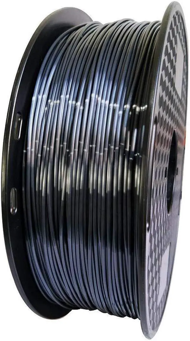 Alt view image 2 of 4 - CC3D Silk Black PLA Filament 1.75mm 1KG 3D Printing Filament Silky Black Gloss Shiny Metallic PLA Black 3D Printer Material FDM 3D Printer