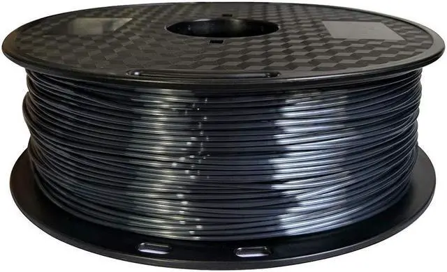 Alt view image 4 of 4 - CC3D Silk Black PLA Filament 1.75mm 1KG 3D Printing Filament Silky Black Gloss Shiny Metallic PLA Black 3D Printer Material FDM 3D Printer