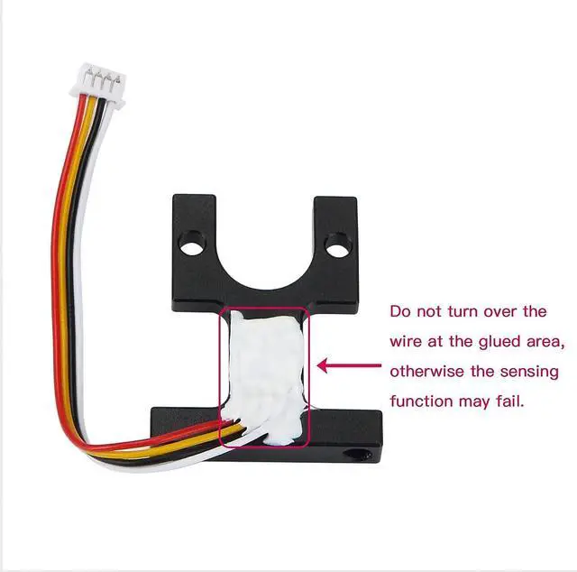 Alt view image 4 of 7 - BCZAMD Anycubi Hotend Mounting Block Kit, Strain Gauge Sensor Spare Parts The Hole Has No Thread for Automatic Leveling on Anycubi Vyperr Series (B C D) 3D Printer Parts Replacment