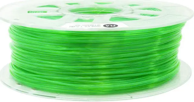 Alt view image 3 of 6 - Gizmo Dorks 3mm (2.85mm) PLA Filament 1kg / 2.2lb for 3D Printers, Translucent Green
