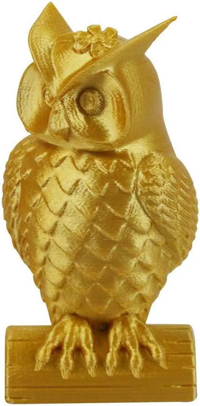 Alt view image 2 of 5 - Silk Gold PLA Filament 1.75 mm 3D Printing Filament 1KG 2.2LBS Spool 3D Printer Material Shine Silky Shiny Metallic PLA Metal CC3D Silk PLA Gold Filament
