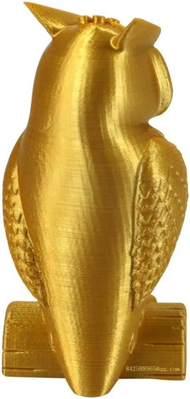 Alt view image 3 of 5 - Silk Gold PLA Filament 1.75 mm 3D Printing Filament 1KG 2.2LBS Spool 3D Printer Material Shine Silky Shiny Metallic PLA Metal CC3D Silk PLA Gold Filament