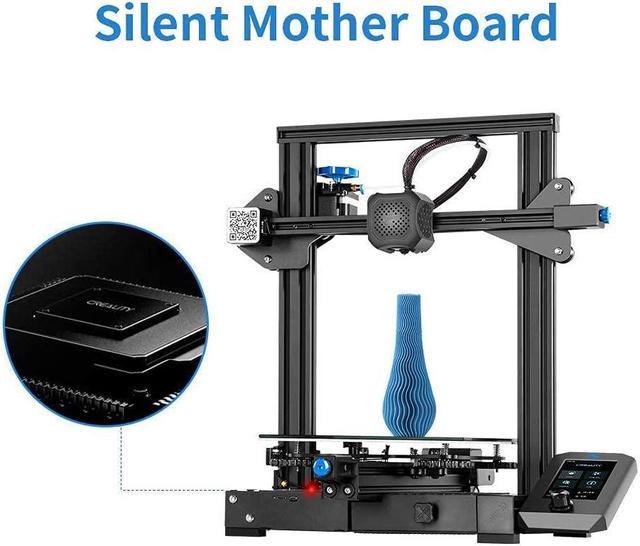 Official Creality Ender 3 V2 3D Printer with Silent Motherboard Branded  Power Supply Carborundum Glass Platform 220 x 220 x 250mm Print Size