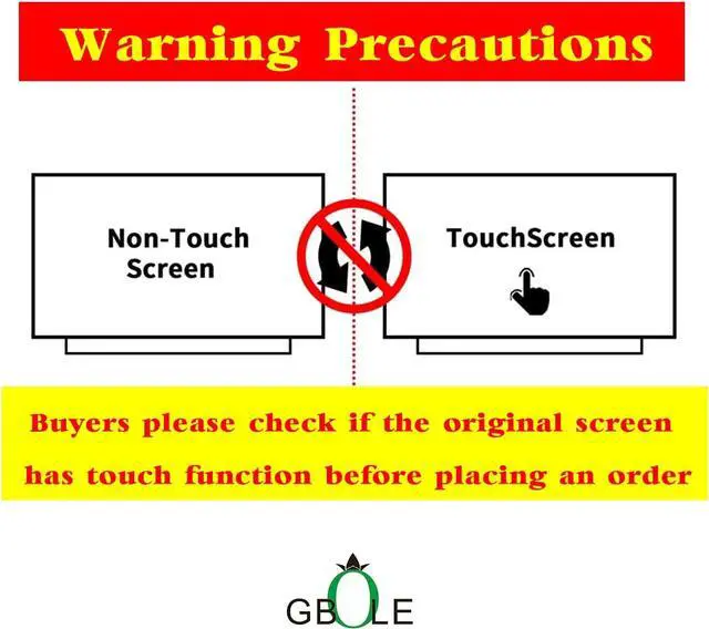 Alt view image 3 of 3 - NUOLAISUN Replacement for Lenovo ideapad 5-15IIL05 5-15ITL05 15ARE05 15ALC05 LCD Screen LED Display Panel 15.6 inch 1080P 40PIN FHD 1920x1080 IPS (Only for Touch Screen)