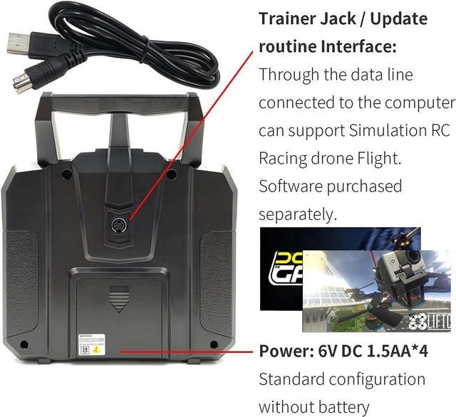 Alt view image 5 of 7 - FS-i6X 10CH Radio Transmitter and Receiver FS-iA10B 2.4G RC Controller for Airplane Helicopter FPV Drone RC Quadcopter
