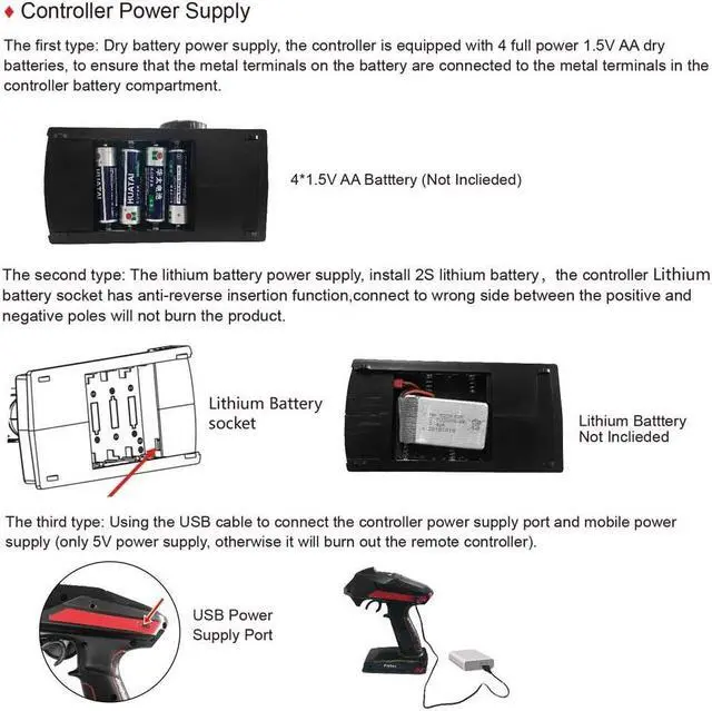 Alt view image 4 of 7 - X6 6 Channel Rc Radio Transmitter and Receiver X6FG Built-in Gyro Mixed Mode Out of Control Protection RC Remote Controller for Remote Car/Boat/Tank
