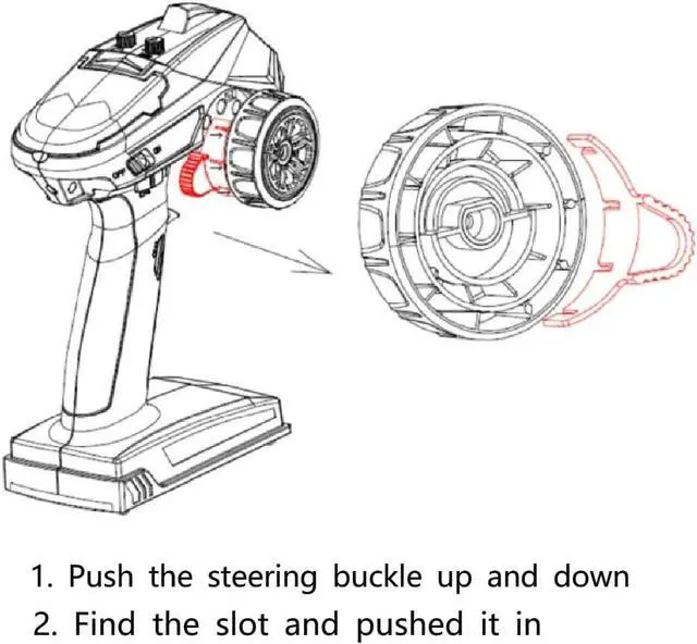 Alt view image 7 of 7 - X6 6 Channel Rc Radio Transmitter and Receiver X6FG Built-in Gyro Mixed Mode Out of Control Protection RC Remote Controller for Remote Car/Boat/Tank
