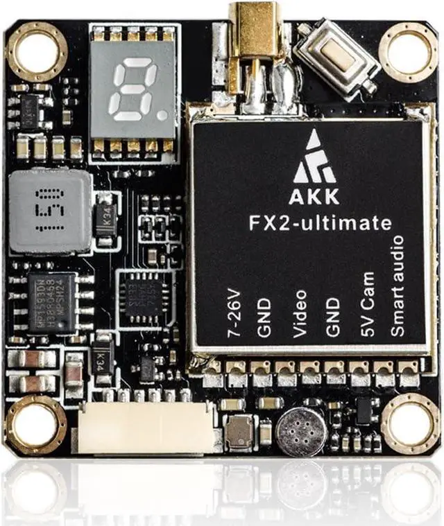 Main image of AKK FX2-ultimate US Version 5.8GHz VTX with MMCX Support OSD Configuring via Betaflight Flight Control Board Long Range FPV Transmitter