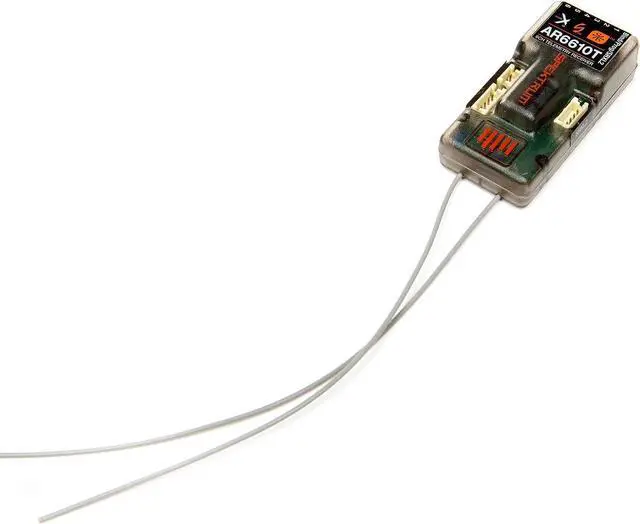 Alt view image 2 of 2 - Spektrum AR6610T DSMX 6-Channel Telemetry Receiver, SPMAR6610T Small