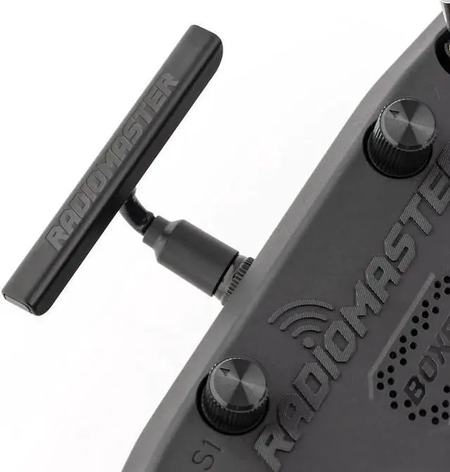 Alt view image 6 of 7 - 2.4GHz 16CH Hall Gimbals Radio Controller with Carrying Case, Mode 2 (ELRS)