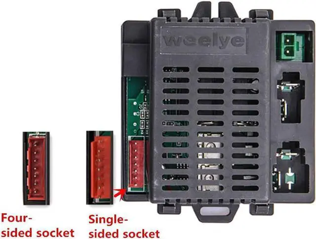 Alt view image 4 of 7 - wellye RX43 (RX23) 12V Kids Powered Ride on car 2.4G Bluetooth Remote Control and Receiver Kit Controller Control Box Accessories for Children Electric Ride On Car Replacement Parts