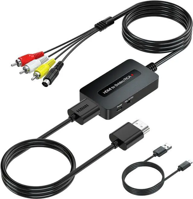 Hdmi Convertidor De Video Usb A Rca Adaptador Rca A Hdmi