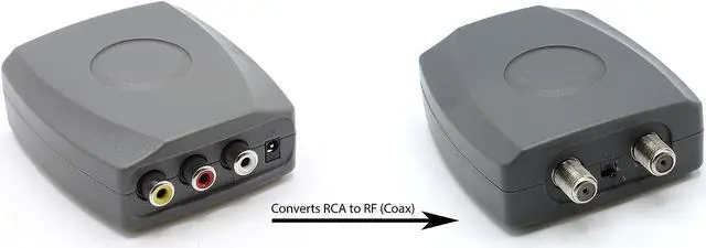 Alt view image 2 of 5 - THE CIMPLE CO RF Modulator - RCA Composite to RF Coaxial - Converts Standard Definition Signals to Coax, Includes AV Cable