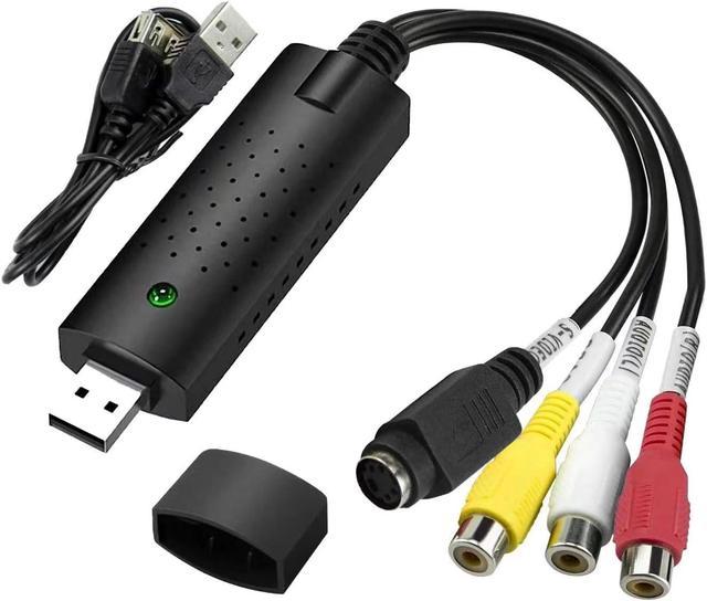 VHS to Digital Converter,YUANLY Video Capture Card USB 2.0 Audio