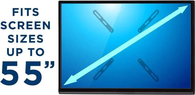 Alt view image 6 of 7 - Mount-It! VESA Mount Adapter Kit | TV Wall Mount Bracket Adapter Converts 200x200 mm Patterns to 400x200 and 400x400 mm | Fits Most 32 Inch to 55 Inch TVs | Hardware Included