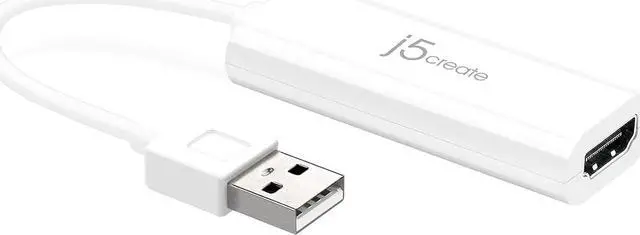 Main image of USB to HDMI Display Adapter- USB to HDMI 1080P Cable Converter Adapter for Windows (JUA195)