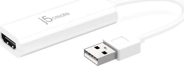 Alt view image 2 of 7 - USB to HDMI Display Adapter- USB to HDMI 1080P Cable Converter Adapter for Windows (JUA195)