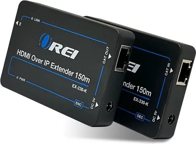 Main image of HDMI Over Ethernet Extender with CAT5/CAT6 Upto 330 Feet - HDMI Loop Out - 1080P Full HD Signal Distribution with Support for one to Many Connection.