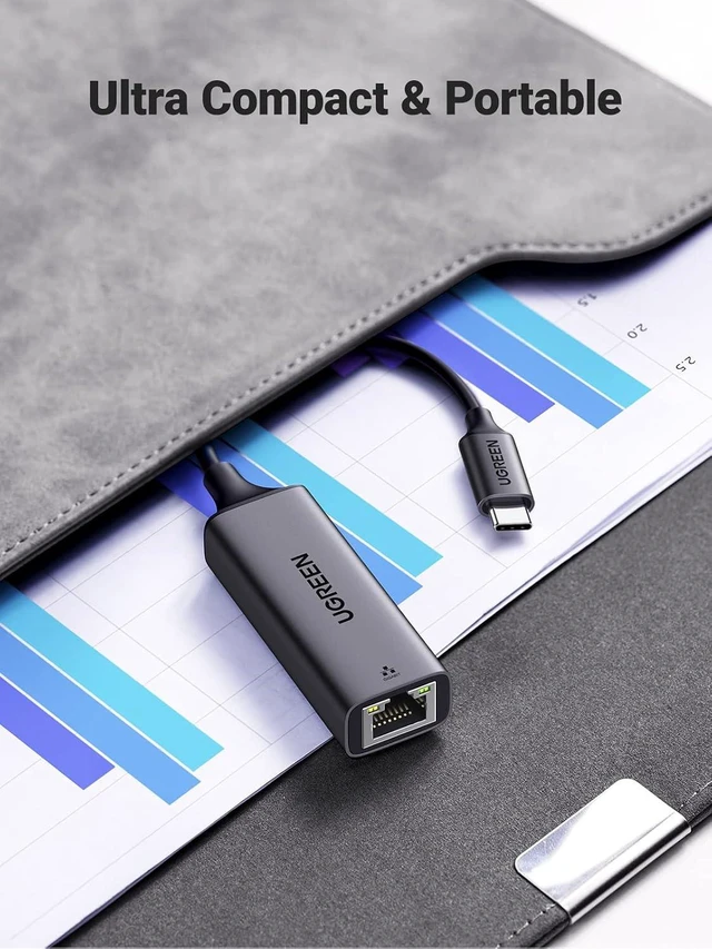 Alt view image 7 of 7 - UGREEN USB C to Ethernet Adapter, 1000Mbps, RJ45, Driver-Free, Compatible with Windows, MacOS, iPadOS, ChromeOS, Android, Laptop, Tablet, Smartphone